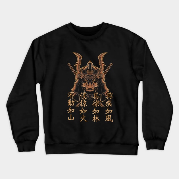 Takeda Shingen Furinkazan Crewneck Sweatshirt by Blind Ninja